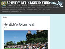 Tablet Screenshot of adlerwarte-kreuzenstein.at